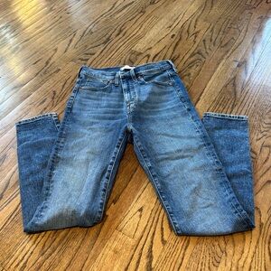 Madewell Light Blue Skinny Jeans